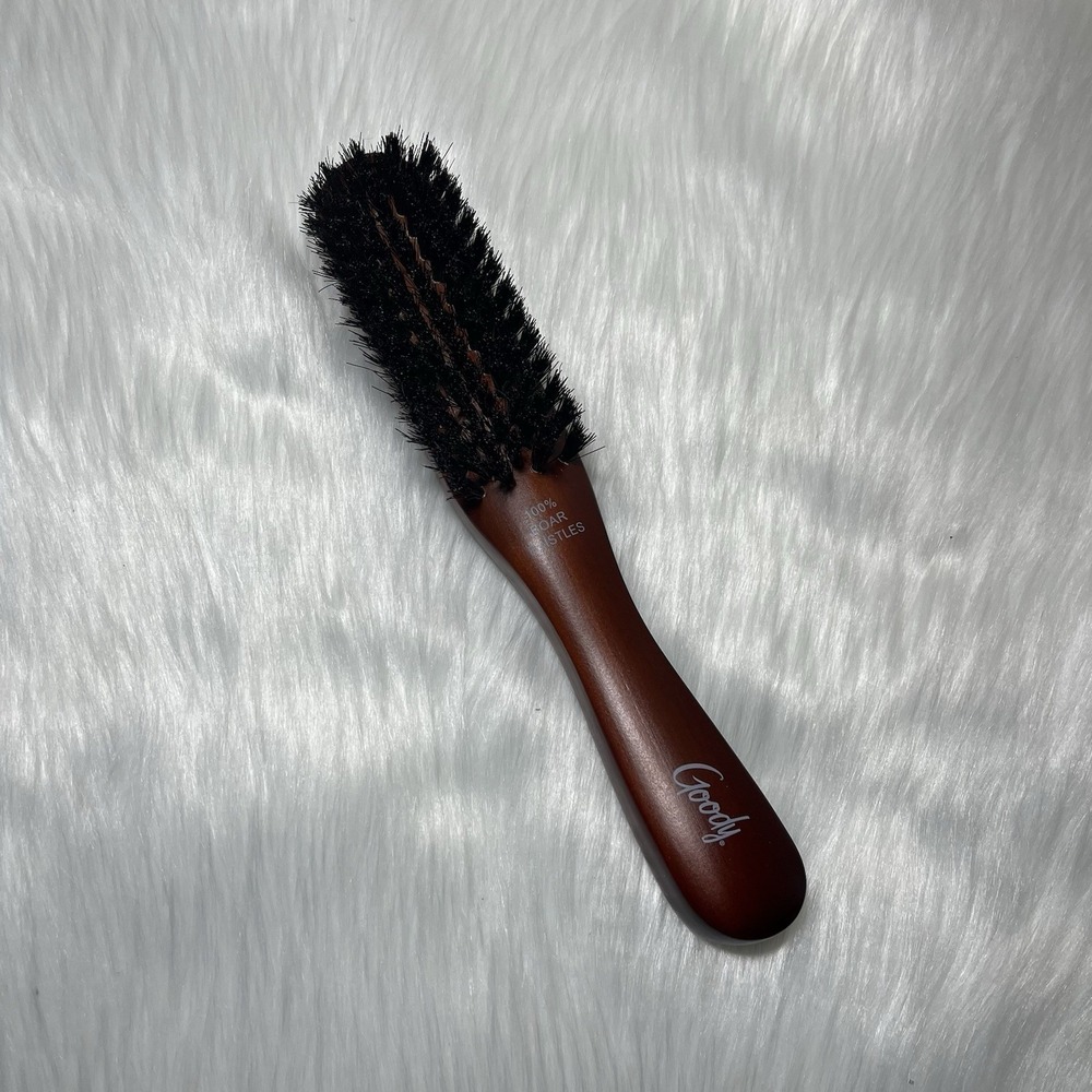 VTG Goody Wooden Hair Brush‎ 100% Boar Bristles Collectable